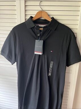 Tommy Hilfiger Men's Black Polo